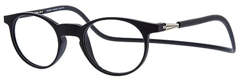 DIDINSKY Faraday Lesebrille mit Magnet und Filter gegen Blaulicht, graduierte Lesebrille, für Damen und Herren, mit entspiegelten Gläsern (Graphite, 2, x, ROUND)