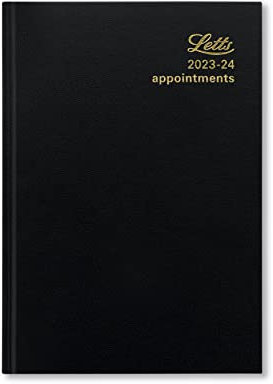 Letts Standard Schülerkalender 2023/2024, A4, Tagesansicht, mit Terminplaner, Schwarz