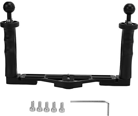 Dual Handle Tray Stabilizer Rig Diving Underwater Camera Housing Case Tray Mount for