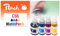 Peach C56 Spar Pack Druckerpatronen (BK, C, M, Y) ersetzt Canon GI-56 für z.B. Canon Maxify GX 4050, Canon Maxify GX 6050, Canon Maxify GX 7050, Canon Maxify GX 7055, Canon Maxify GX 5050