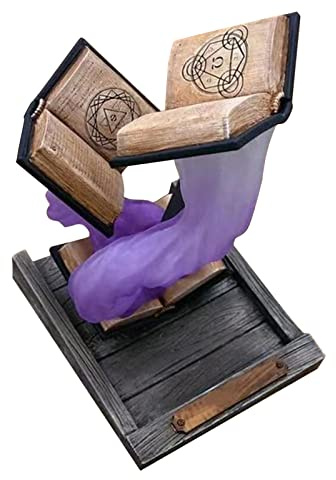 Tomes of Magic Würfelturm, Würfelturm, fesselnder Tafelaufsatz, Tisch-Rollenspiel, Rollturm mit Tablett