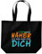 Shirtinstyle Beutel Tasche, Komm ruhig näher ich hab was für Dich, Jute, Shopper, Tasche, Farbe Schwarz