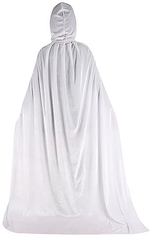 Junhasgood Leopard Schal einfarbigem Unisex-Samt in verschiedenen Größen (White, XXXL)