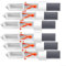 Lot de 6 pierres ponces de piscine pour nettoyage avec poignée, gomme anti-taches, eau dure, outils de nettoyage pour toilettes, évier, piscine