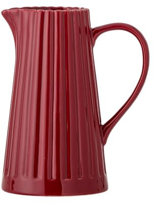 Bloomingville Latina Krug, Rot, Steingut, T20xH25 cm, 1200 ml