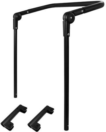 Qussedser Klappwagen Schiebegriff Ausziehbarer Wagen Trolley Zubehör Wagenwagen Zubehör für Flachklappwagen