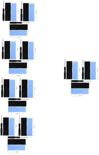DOITOOL 15sets Ssd Heat Pad Kit Cooler Heatsink for Ssd Heat Sink for Laptop Cooling