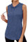 Gyabnw Tank Top Damen Sport Yoga Fitness Top Locker Sportshirt Damen Training Jogging Running Shirt Ärmelloses