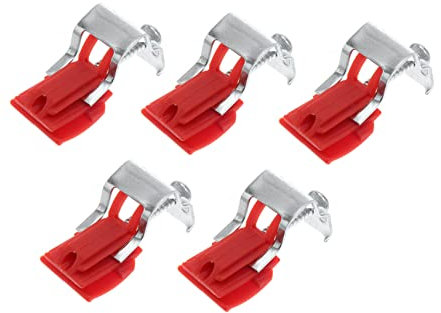 NUOBESTY Clips De Fijación Para Fregadero De Cocina Sin Taladro Soporte Ajustable De 50x25x18 Mm Material Duradero Accesorios Para Fregadero De Cocina Paquete De 5 Piezas Instalación Fácil y Lavadero