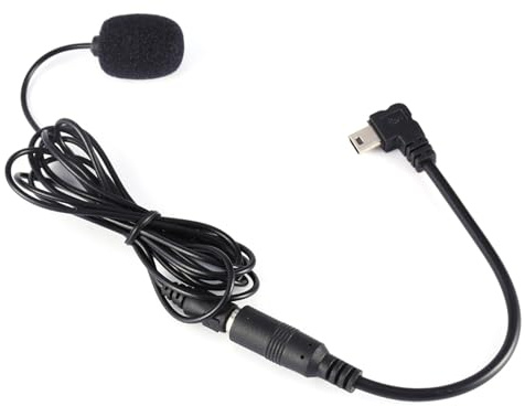 Fockety Hero4 3/3+ Collare con Morsetto/supporto per Microfono Electret Microfono a Condensatore Leggero per YouTuber
