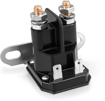 Jerhyun 725-04439 Relais Demarreur Tracteur Tondeuse | Solénoïde 12v Convient aux tondeuses à gazon et aux tracteurs
