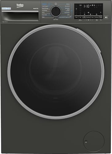 Beko EnergySpin™ B5W5941BDG 9kg WiFi Connected Washing Machine with 1400 rpm - Graphite - A Rated