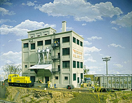Walthers Cornerstone Series Kit 933-3026 Walthers Cornerstone HO Scale Model Flour 1:87, Red Wing Flouro Mill, 6 UK