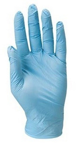 Nitrilhandschuhe ungepudert, Kurzzeitgebrauch, VPE 10 Box je 100 St Gr.XL