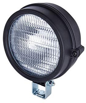 HELLA 1G3 005 760-201 Halogen-Arbeitsscheinwerfer - Torero 5760-12/24V - Anbau/geschraubt - stehend/schwenkbarer Montagebügel - weitreichende Ausleuchtung - Stecker: Flachstecker