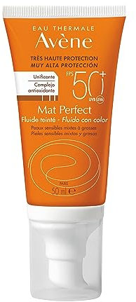 AVENE Solar Emulsión con Color sin Perfume spf 50+ 50 ml