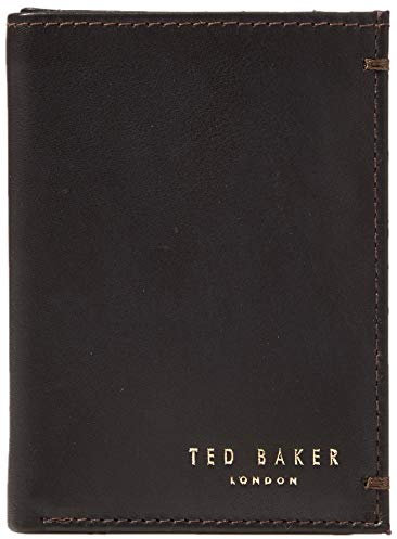 Ted Baker Herren Zacks Reisezubehör-Bi-Fold Wallet, Dunkelbraun