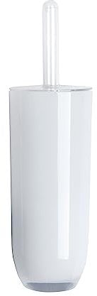 Excélsa EX46956 WC-Garnitur, Polystyrol, weiß, 10.5 x 10.5 x 35 cm