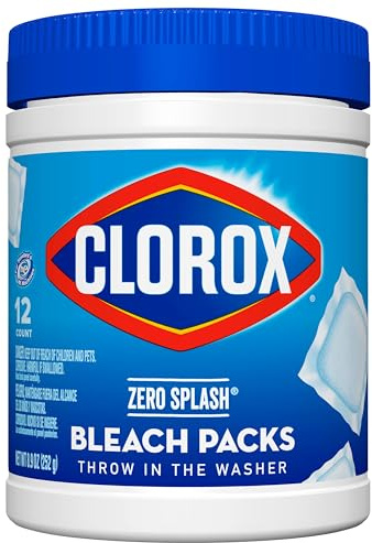 Clorox Control Bleach Packs Regular Laundry Packs, 12 Count