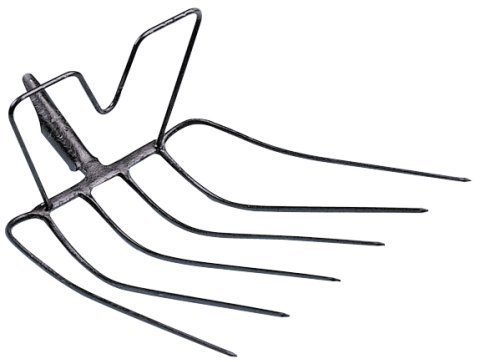 Kerbl Freund-Victoria Markengabel Häckselgabel Forke Bügelgabel 6 Zinken 43 x 40 cm