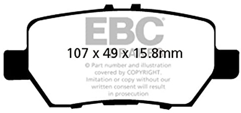 EBC Brakes DP31736C Red stuff Brake Pads