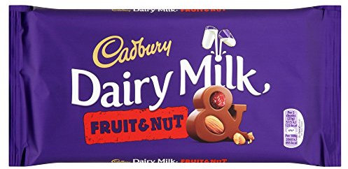Cadbury Dairy Milk Fruit and Nut Chocolate Bar, 200g