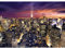 Runa Art Papier peint intissé 396 x 280 cm horizon de New York | Toison Décoration Murale Salon Chambre á Coucherr | Fabrication Allemande | violet 9005012c