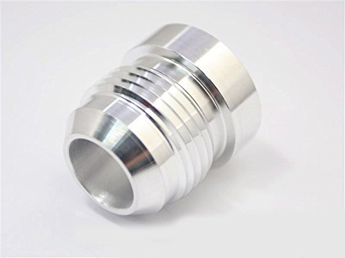 Autobahn88 Raccord de bonde à souder évasé mâle en aluminium - AN20 (argent)