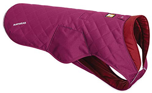 RUFFWEAR Stumptown Jacket, Warmer und Abriebfester Hundemantel für Klare Kalte Tage, Larkspur Purple, Large