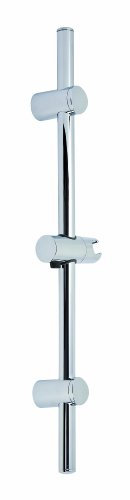 ADOB Wandstange Brausestange 70 cm aus verchromten Edelstahl mit variabler Befestigung zum Kleben ohne Bohren, das Original, 40234