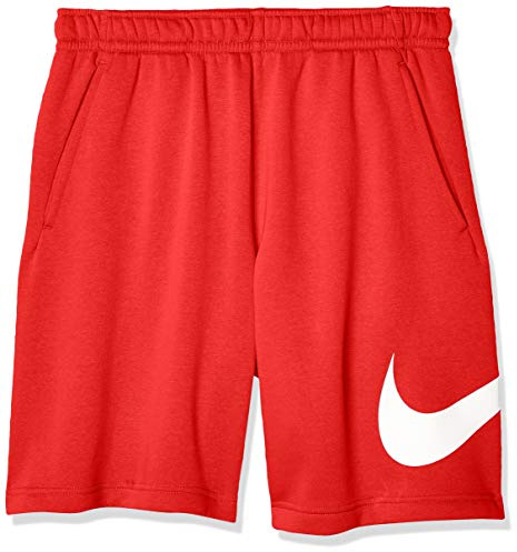 Nike NSW Club CRW Bb Long Sleeved T-Shirt - University Red/(White), M