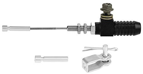 pompa frizione idraulica moto + Hydraulic Clutch M10x1.25mm Pompa freno universale per cilindro maestro pompa(Nero)