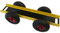 Ravendo Plattenwagen 4 Rad 300 Kg Länge 98,5 cm Schwerlast Lasten Karre Transportkarre Luftreifen Made in Europe
