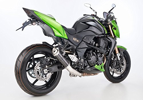 Pot d'échappement KAWASAKI Z750 ZR750L de 2011 à 2011 Terminal d'échappement SHARK FACTORY avec KAT SLIP ON