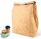 Wasserdichte Isolierte Lunchbag, Isolierte Brottasche, Wiederverwendbare und leichte Retro-Lunch-Säcke Lunchbag Lunchtüte Frühstückstüte [Schwarz] (Braun)