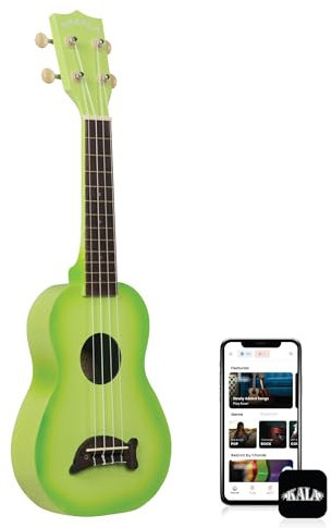 Kala Makala Dolphin Green Apple Burst Soprano Ukulele