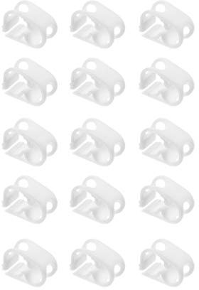 15pcs Tube Clamps, Flow Control Hose Clamp Adjustable Small Shutt Off Water Flow Control Tube Clip Pipe Hose Clip, Feeding Tube Supplies