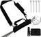 Golftasche Mini Leicht 2022 Golfschläger Tragebag, Golfbag Schultergurt mit 4 Stück 70mm Weiß Bambus Tees Driving Range Zubehör Set, Klein Golf Club Carry Bag Schwarz für Herren Damen Kinder Reise
