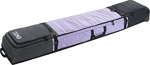 EVOC SNOW GEAR ROLLER Ski- und Snowboardtasche (gepolstert, zusammenfaltbar, für 3-4 Paar Ski oder 2 Snowboards, austauschbare Skate-Rollen, mit Lawinenfach, Größe: XL), Mehrfarbig