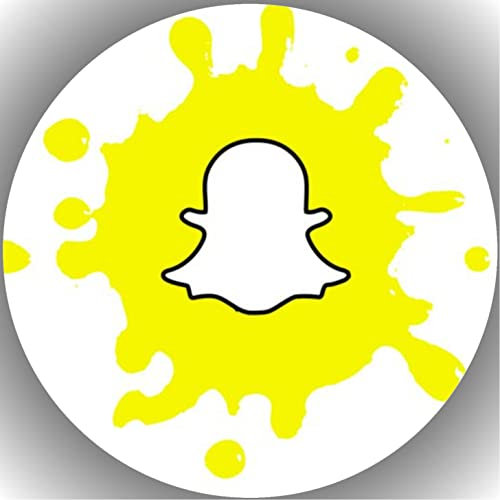 Fondant Tortenaufleger Tortenbild Geburtstag kompatibel mit Snapchat K1