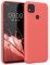 kwmobile Hülle kompatibel mit Xiaomi Redmi 9C Hülle - weiches TPU Silikon Case - Cover geeignet für kabelloses Laden - Leuchtende Koralle