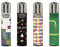 Clipper ® 4er Set Old Games Lighter Flints Feuerzeug Schlüsselanhänger Flaschenöffner