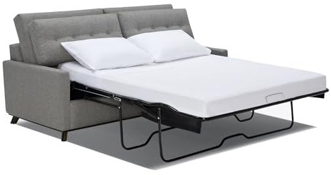 Bargoose Home Textiles Schlafsofa-Matratzenbezug mit Reißverschluss, für Sofa, Bettwanzen, milbenfest, im Labor getestet, hypoallergen, wasserdicht und schwer entflammbar, Queensize-Bett, 15,2 cm tief