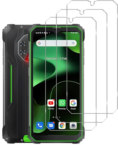 KELOLIN [3 pièces Verre Trempé Protection écran Pour Blackview BV8800/BL8800 5G,9H Dureté,Installation Simple,sans Bulles,Anti Rayures, HD Protection Ecran compatible avec Blackview BV8800/BL8800 5G