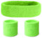 MUNSKT 3 Stück Kinder Schweißbänder Stirnband Armband Set, Neon Schweißband Set, 80er Jahre Accessoires, 90er 80er Jahre Outfit Damen Mottoparty