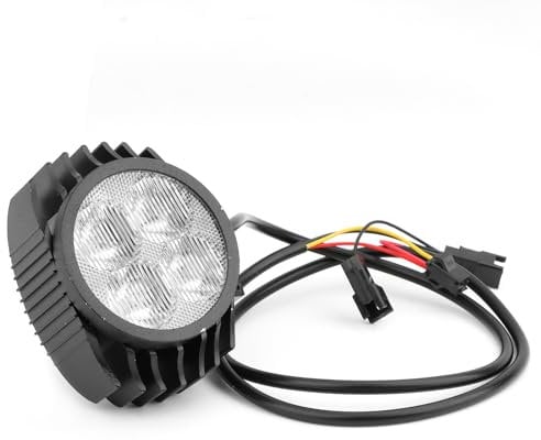 Fututech LED Frontscheinwerfer mit Hupe für Kugoo M4 2 in 1 Beleuchtung für Elektroroller Lichter für Scooter Zubehör Ersatzteile