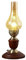 Moddeny Retro-Kerosin-Antik-Öllampe, Tischlampe, gemütliche nostalgische Schreibtischbeleuchtung, Schlafzimmer-Nachttisch-Dekoration, Nachttisch-Laterne, dimmbare nostalgische Kerosin-Lampe