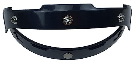LUOFANG Adattatore Nero per motociclette Attacco Base Ribaltabile per 3 Bottoni a Pressione Visiera a Bolle Visiera Accessori per Casco