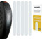 PALBEA Protector Pala de Padel Transparente - Paquete de 1/2/3/5 - Protector Padel Rugoso y Ligero para la Cabeza de la Raqueta - Padel Accesorios Duradero y Fácil de Sustituir - Dimensiones 35x370mm.