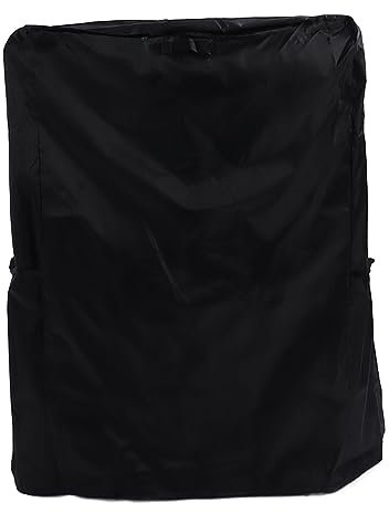 Fyearfly wasserdichte Grillabdeckung, S/M/L 420D Oxford-Gewebe, Grill-Schutzabdeckung, Robuste, wasserdichte Außenbeschichtung, Schwarz(147x61x122cm)